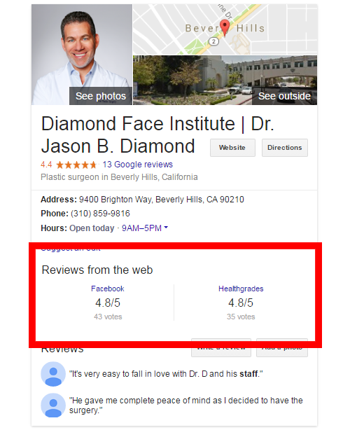 GOOGLE ADDS ‘REVIEWS FROM THE WEB’ TO YOUR BUSINESS LISTING